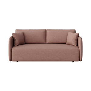 Ružová rozkladacia pohovka 220 cm Chaum – Rodier