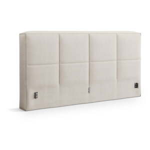 Krémovobiele čalúnené čelo postele 150,5x100 cm Darren – Micadoni