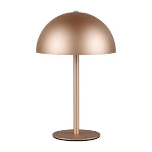 LED stolová lampa v bronzovej farbe s kovovým tienidlom (výška  21 cm) Munoz – Trio