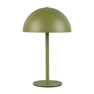 Zelená LED stolová lampa s kovovým tienidlom (výška  21 cm) Munoz – Trio