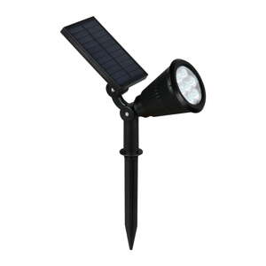 LED zapichovacie vonkajšie svietidlo so solárnym panelom (výška  36 cm) Festival – Trio