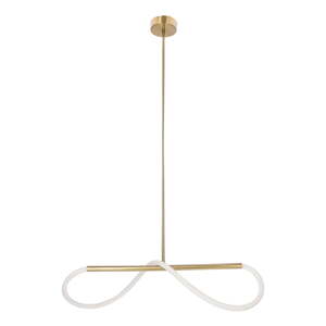 LED závesné svietidlo v zlatej farbe Supreme – Candellux Lighting