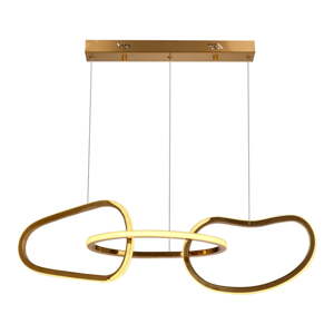 LED závesné svietidlo v zlatej farbe Anneli – Candellux Lighting