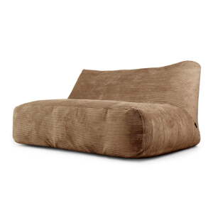 Hnedý menčestrový sedací vak Sofa Tube 160 – SLOWDOWN