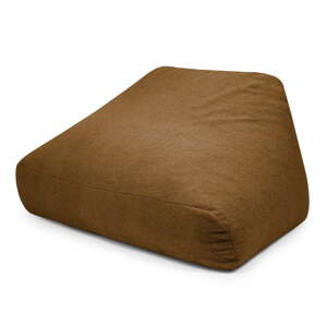 Hnedý sedací vak z textílie buklé Sofa Snug – SLOWDOWN