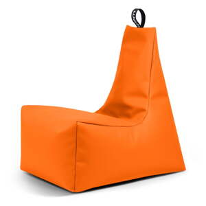 Oranžový sedací vak z imitácie kože Icy XL – So Soft?