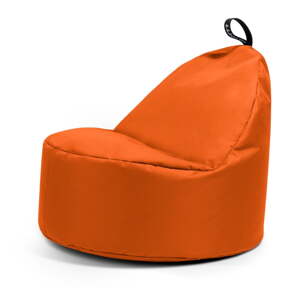Oranžový sedací vak Round L – So Soft?