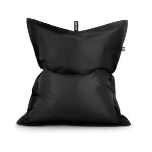 Čierny detský sedací vak z imitácie kože Pad M – So Soft?