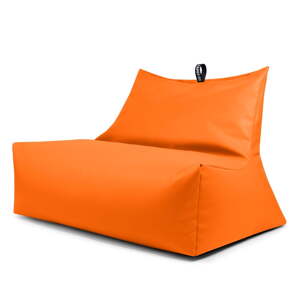 Oranžový sedací vak z imitácie kože Icy Sofa – So Soft?