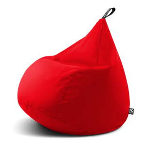 Červený sedací vak Drop L – So Soft?