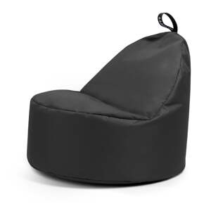 Sivý detský sedací vak Round M – So Soft?