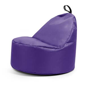 Fialový sedací vak Round XL – So Soft?