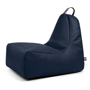 Tmavomodrý detský sedací vak z imitácie kože Chill M – So Soft?