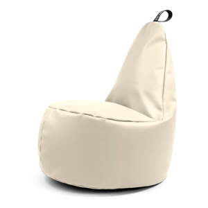 Béžový detský sedací vak z imitácie kože Lull M – So Soft?