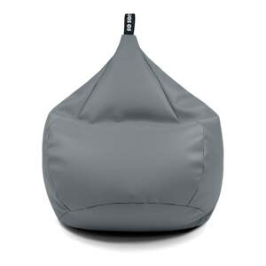 Béžový detský sedací vak z imitácie kože Drop M – So Soft?