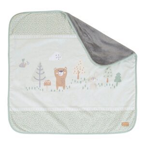 Svetlozelená mikroplyšová detská deka 80x80 cm Woodland Buddies – Roba