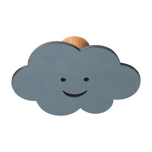 Modrý nástenný oceľový háčik Cloud Dot Nupo – LIND DNA