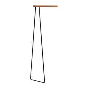 Čierny oceľový stojan na oblečenie 65x150x45 cm – LIND DNA