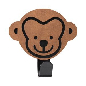 Hnedý oceľový háčik bez vŕtania Monkey Nupo – LIND DNA