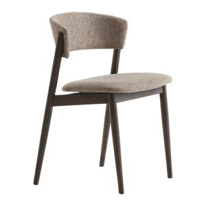 Béžové/tmavohnedé kovové jedálenské stoličky v súprave 2 ks Revere – Unique Furniture