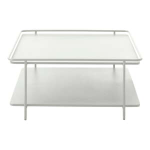 Svetlosivý kovový konferenčný stolík 75x75 cm Yuba – Unique Furniture