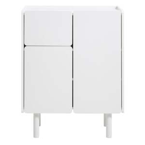 Biela skrinka 80x100x40 cm Bera – Unique Furniture