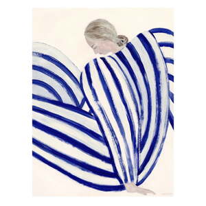 Plagát 30x40 cm Blue Stripe at Concorde – The Poster Club