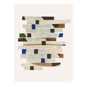 Plagát 50x70 cm Cut up Stripes – The Poster Club