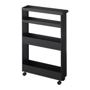 Matne čierny oceľový kúpeľňový regál 48x80,5 cm Tower – YAMAZAKI