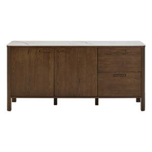 Hnedá komoda v dekore duba 160x75x40 cm Southampton – Actona