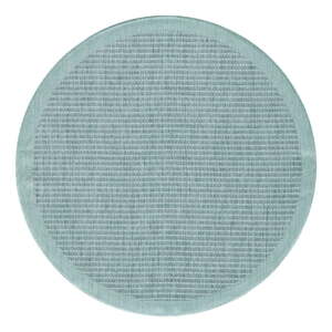 Modrý okrúhly vnútorný a vonkajší koberec ø 120 cm Giza 1410 – Ayyildiz Carpets
