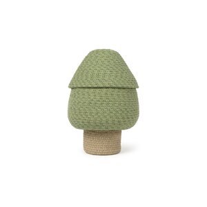 Zelený látkový detský kôš na hračky ø 25x36 cm Big Tree – Lorena Canals