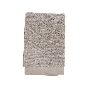 Sivobéžový froté bavlnený uterák 30x30 cm Time – Zone