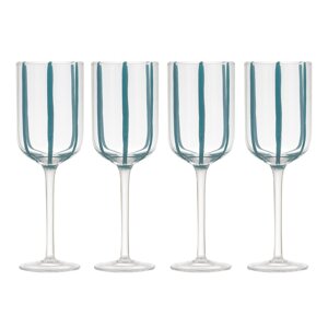 Poháre v súprave 4 ks na víno 350 ml Stripe – Ladelle