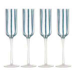 Poháre v súprave 4 ks na sekt 180 ml Stripe – Ladelle