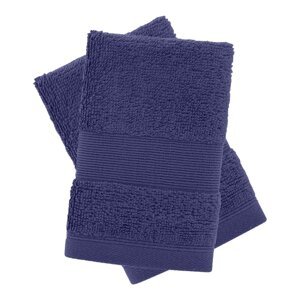 Tmavomodré froté bavlnené uteráky v súprave 2 ks 30x30 cm Anti-Bacterial – Catherine Lansfield