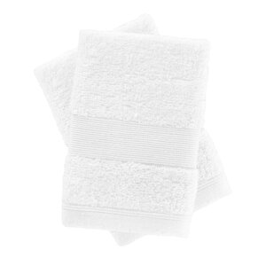 Biele froté bavlnené uteráky v súprave 2 ks 30x30 cm Anti-Bacterial – Catherine Lansfield