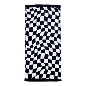Čiern-obiela bavlnená plážová osuška 76x160 cm Checkerboard – Catherine Lansfield