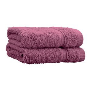 Tmavoružové froté bavlnené uteráky v súprave 2 ks 30x30 cm Zero Twist – Catherine Lansfield