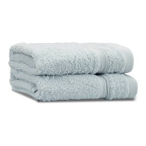 Svetlomodré froté bavlnené uteráky v súprave 2 ks 30x30 cm Zero Twist – Catherine Lansfield