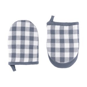 Bavlnené kuchynské rukavice v súprave 2 ks Gingham – Tiseco Home Studio