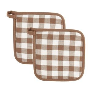 Bavlnené chňapky v súprave 2 ks Gingham – Tiseco Home Studio