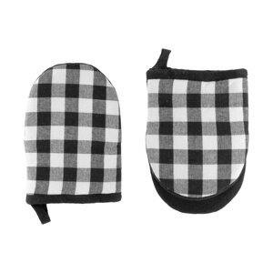 Bavlnené kuchynské rukavice v súprave 2 ks Gingham – Tiseco Home Studio