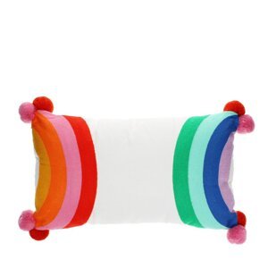 Detský vankúšik s prímesou bavlny 50x33 cm Rainbow – Rex London
