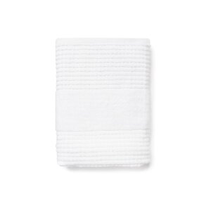 Biely froté uterák z Bio bavlny 50x100 cm Check – JUNA