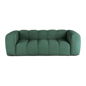 Zelená zamatová pohovka 225 cm Cube – Bonami Selection