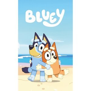 Modrá fleecová detská deka 100x150 cm Bluey – Jerry Fabrics