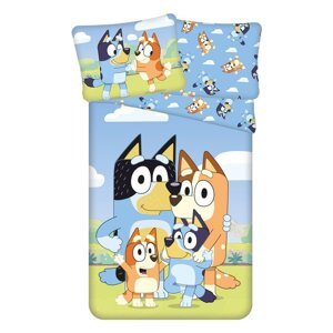 Bavlnená detská obliečka na jednolôžko 140x200 cm Bluey – Jerry Fabrics