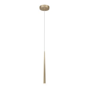 LED závesné svietidlo v zlatej farbe ø 14 cm Cala – Trio Select
