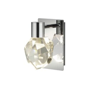 LED nástenné svietidlo v striebornej farbe Verano – Trio Select